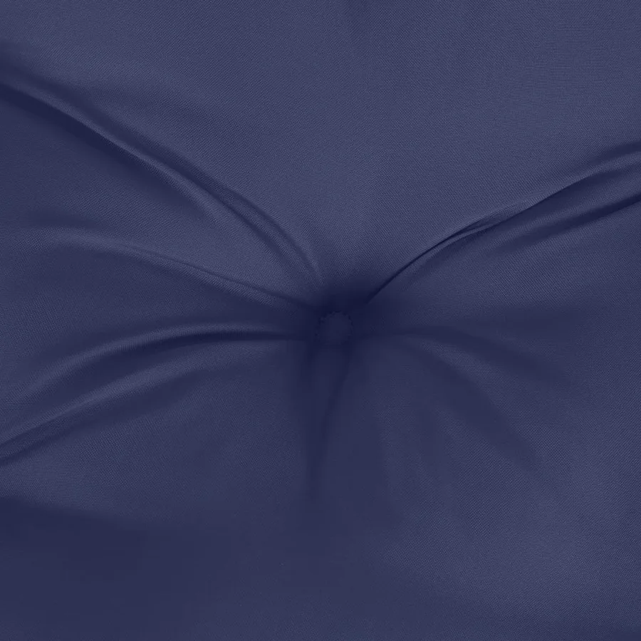 Coussins de chaise à dossier bas lot de 2 bleu marine - 8
