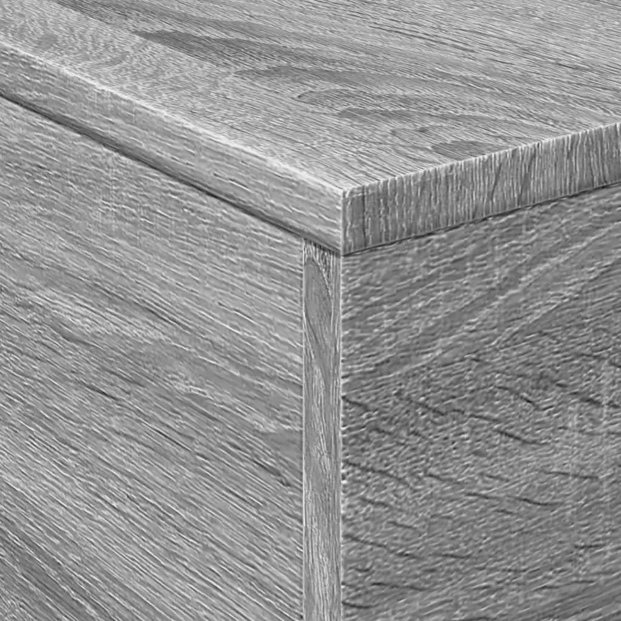 Table basse avec lumières LED sonoma gris 50x50x40 cm - 10