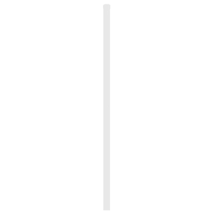 Tête de lit de remplacement métal blanc 120 cm - 5