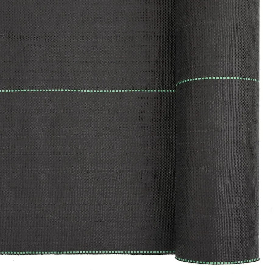 Membrane anti-mauvaises herbes noir 1x100 m PP - 6