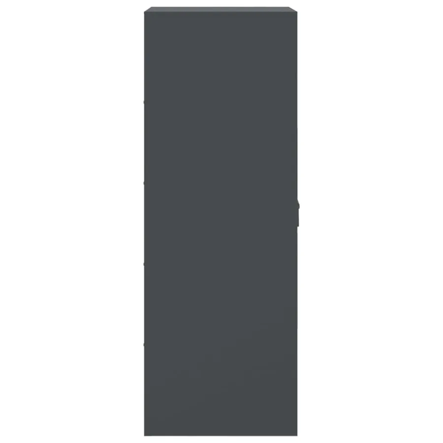 Buffet anthracite 34,5x39x107 cm acier - 8