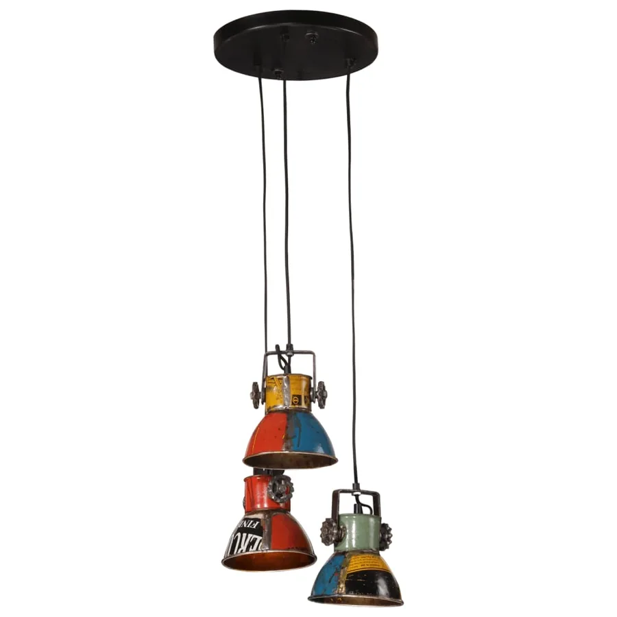 Lampe suspendue 25 W multicolore 30x30x100 cm E27 - 2