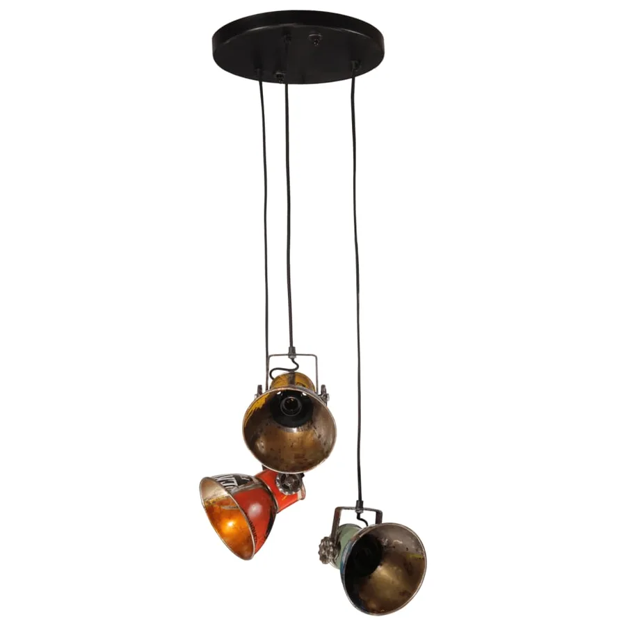Lampe suspendue 25 W multicolore 30x30x100 cm E27 - 3