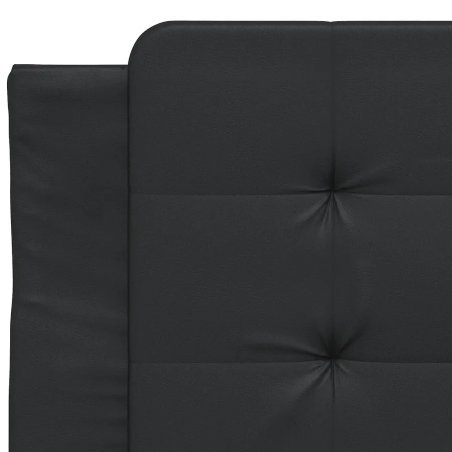Cadre de lit avec LED sans matelas Zadar noir 90x200 cm - 11