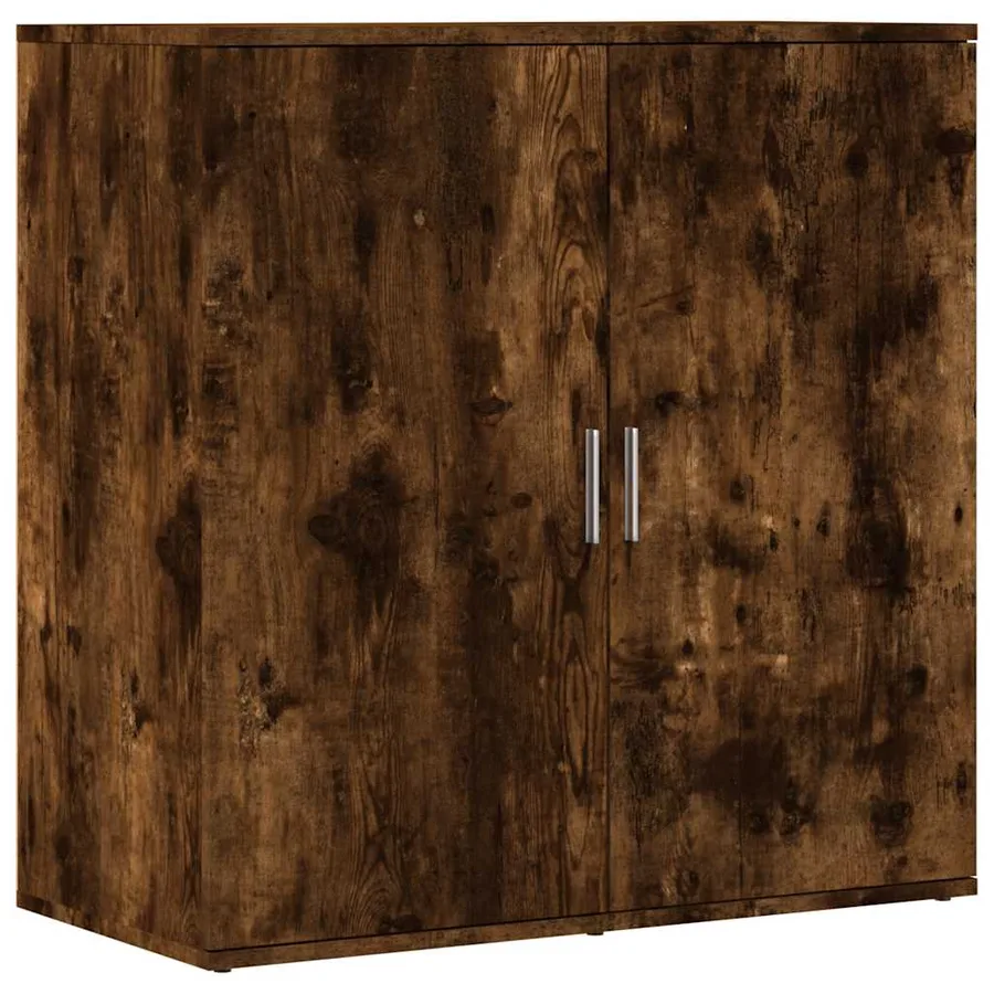 Buffets 2 pcs chêne fumé 79x38x80 cm bois d'ingénierie - 4