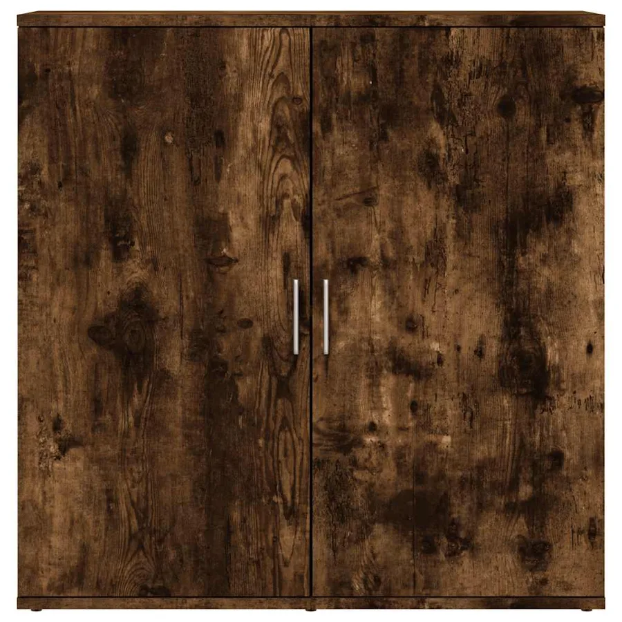 Buffets 2 pcs chêne fumé 79x38x80 cm bois d'ingénierie - 5