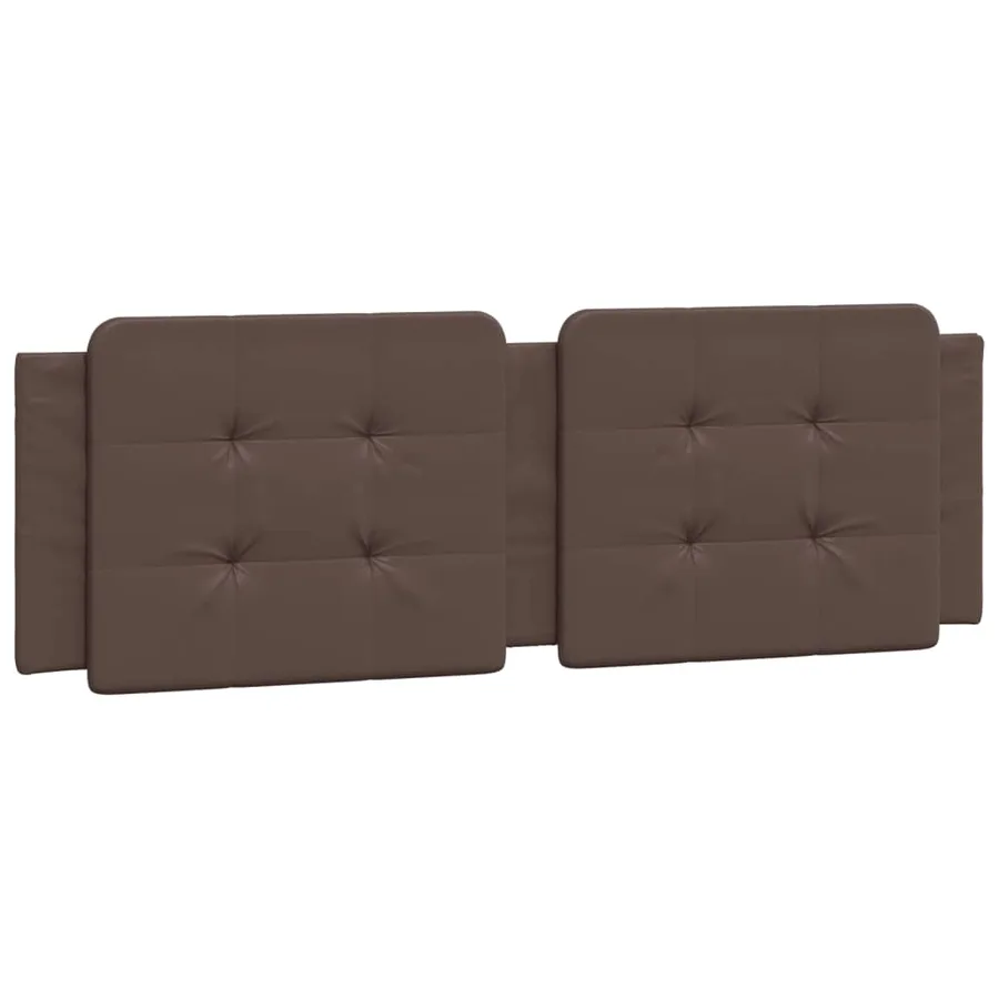 Lit avec matelas Zadar marron 160x200 cm similicuir - 5