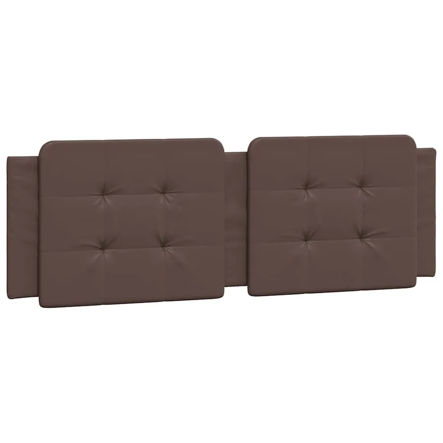Cadre de lit sans matelas Zadar marron 160x200 cm similicuir - 8