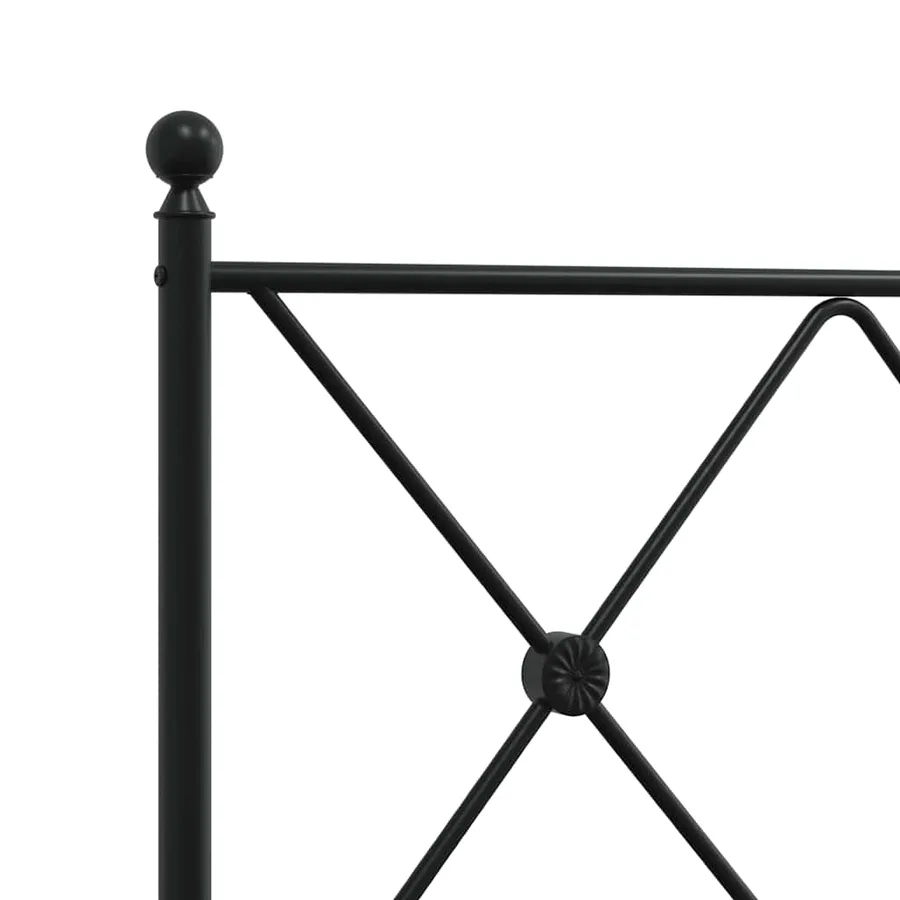 Tête de lit de remplacement métal noir 90 cm - 5