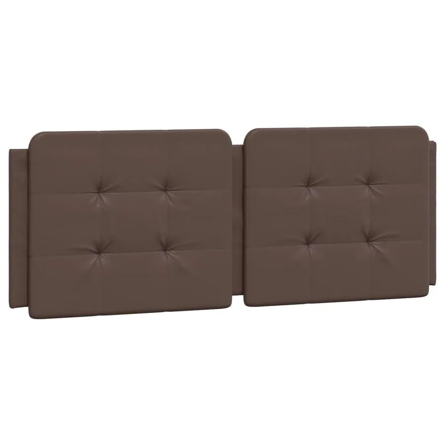 Cadre de lit sans matelas Zadar marron 120x200 cm similicuir - 5