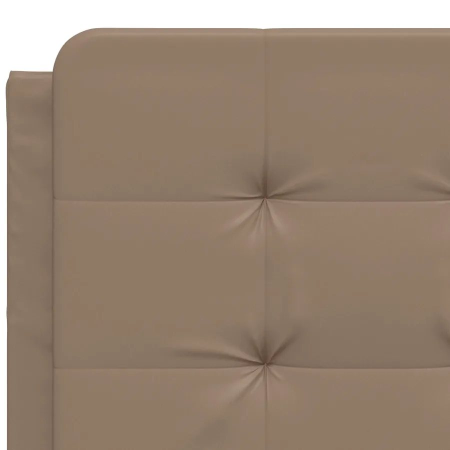 Cadre de lit avec LED sans matelas Zadar cappuccino 140x190 cm - 11