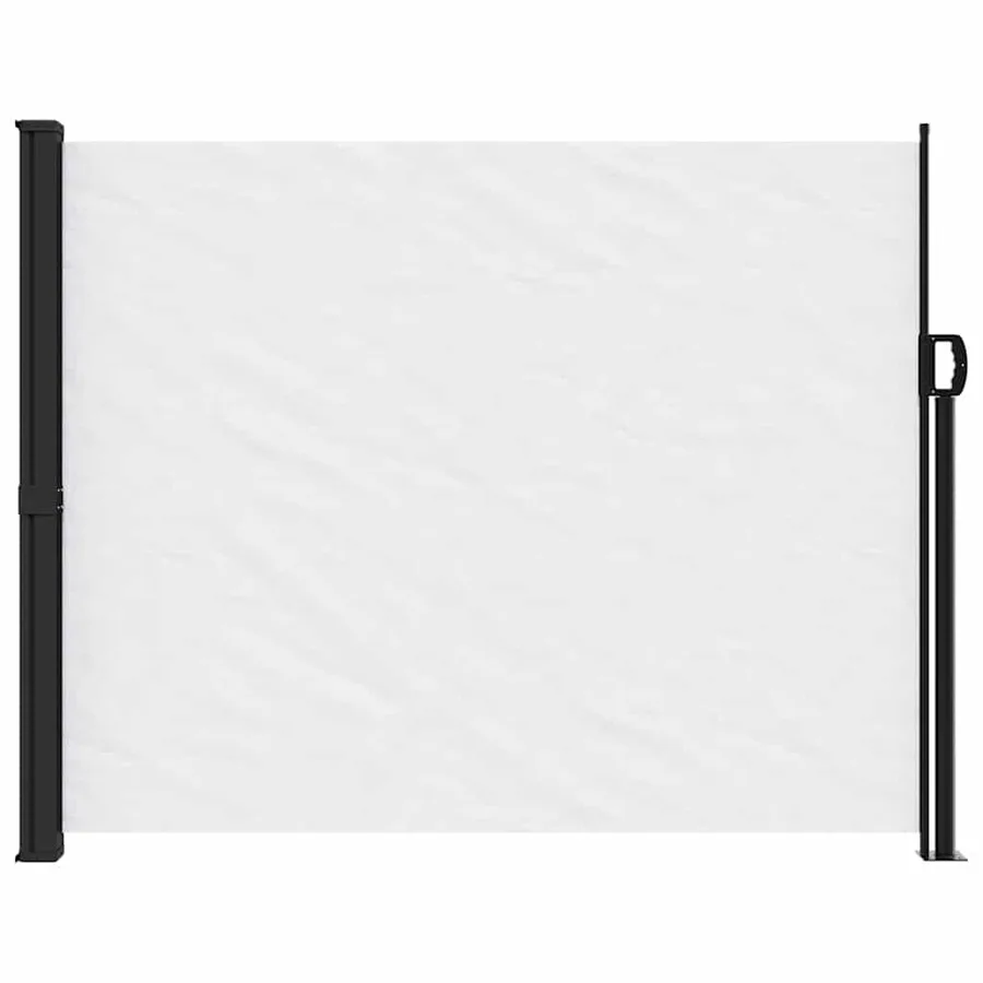 Auvent latéral rétractable blanc 160x300 cm - 3
