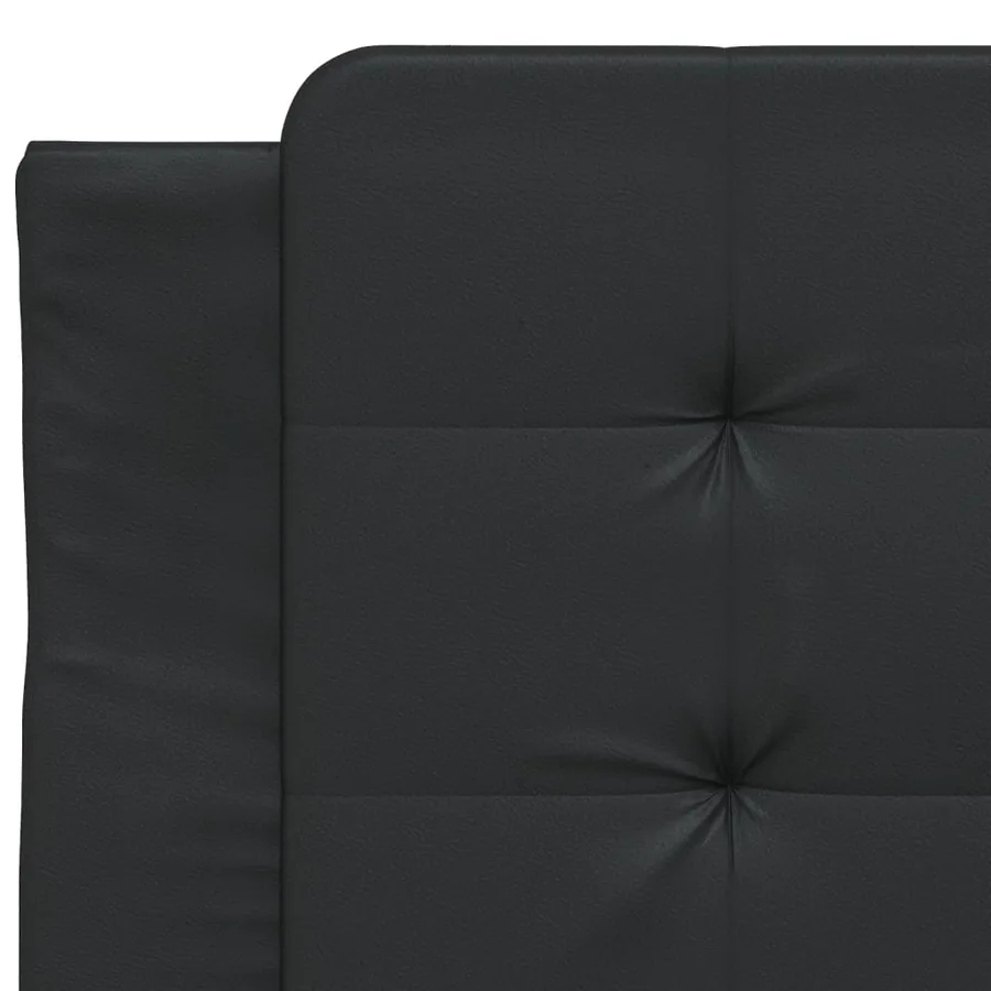 Cadre de lit avec LED sans matelas Zadar noir 100x200 cm - 11