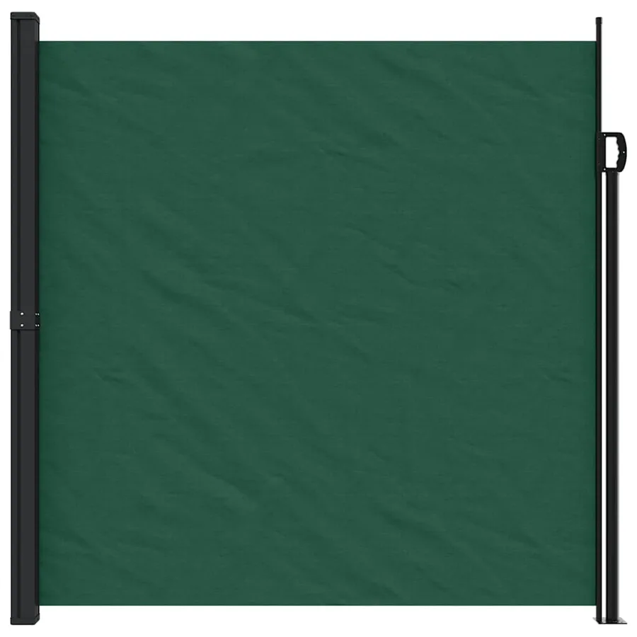 Auvent latéral rétractable vert foncé 200x600 cm - 3