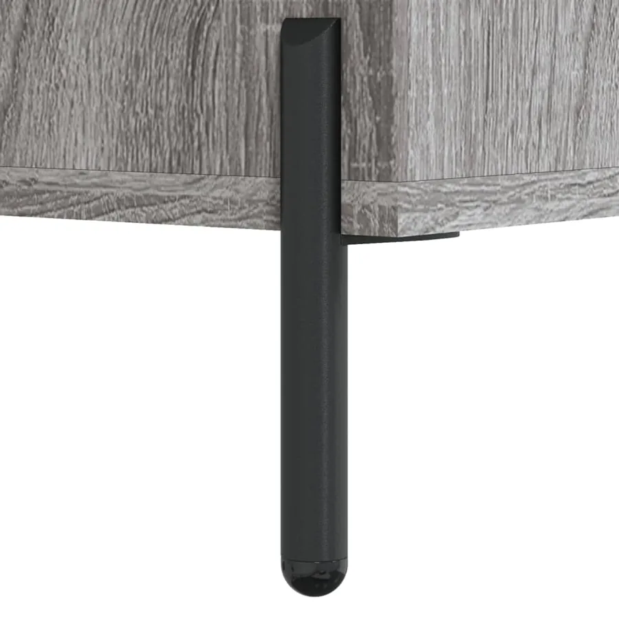 Buffet haut Sonoma gris 69,5x34x180 cm Bois d'ingénierie - 12