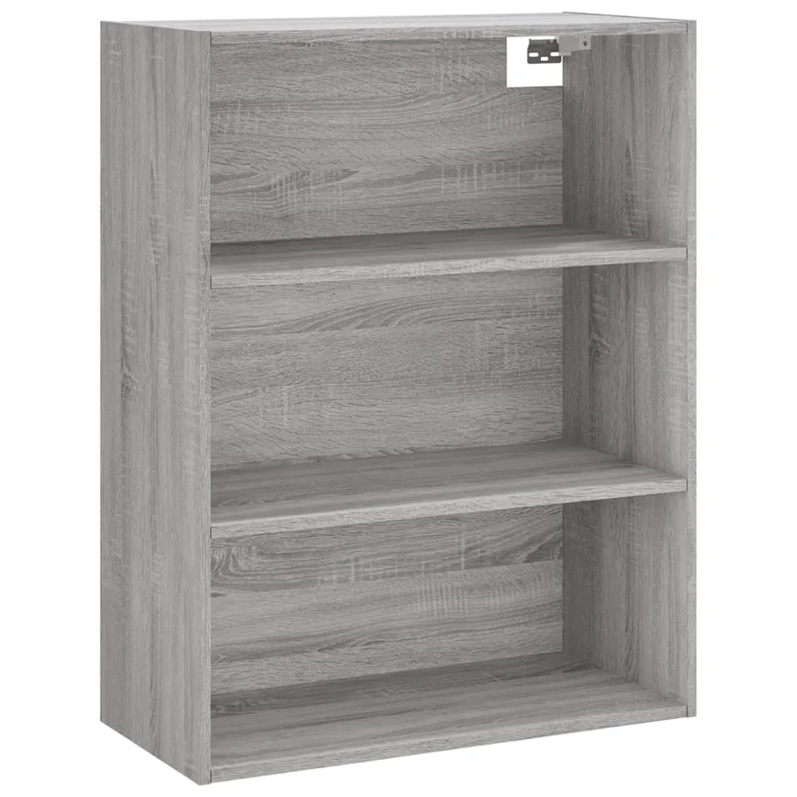 Buffet haut Sonoma gris 69,5x34x180 cm Bois d'ingénierie - 5