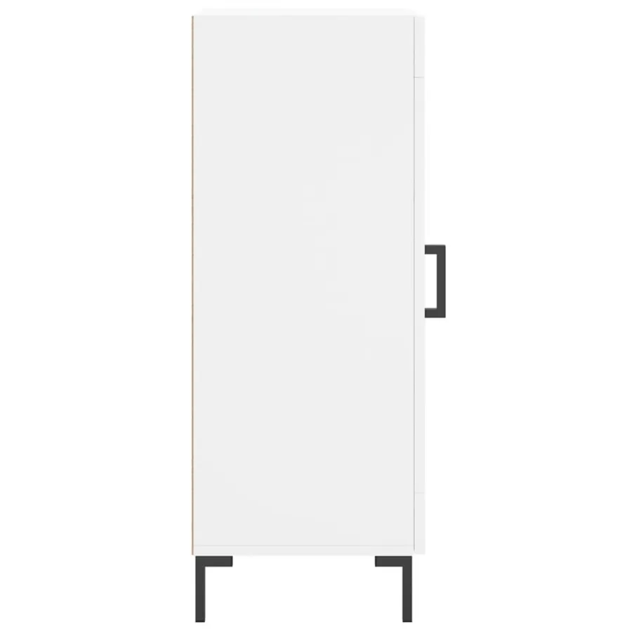 Buffet blanc 34,5x34x90 cm bois d'ingénierie - 7