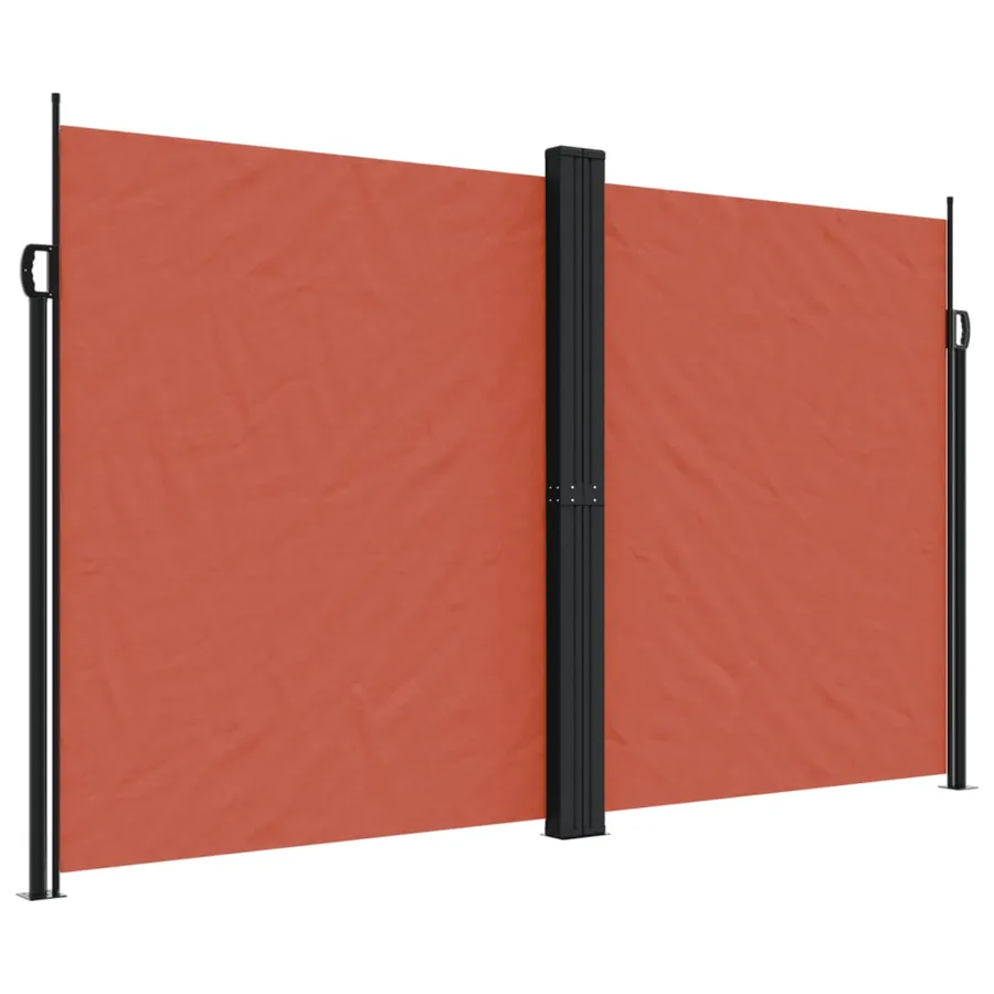 Auvent latéral rétractable terre cuite 200x1000 cm - 2