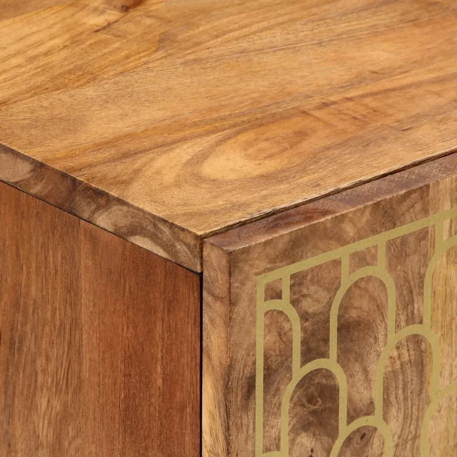 Armoire lavabo de salle de bain bois massif de manguier - 7