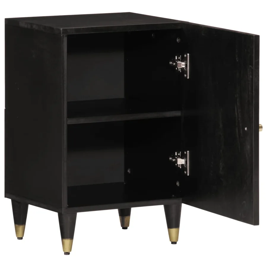 Armoire de salle de bain 38x33x58 cm bois massif de manguier - 2