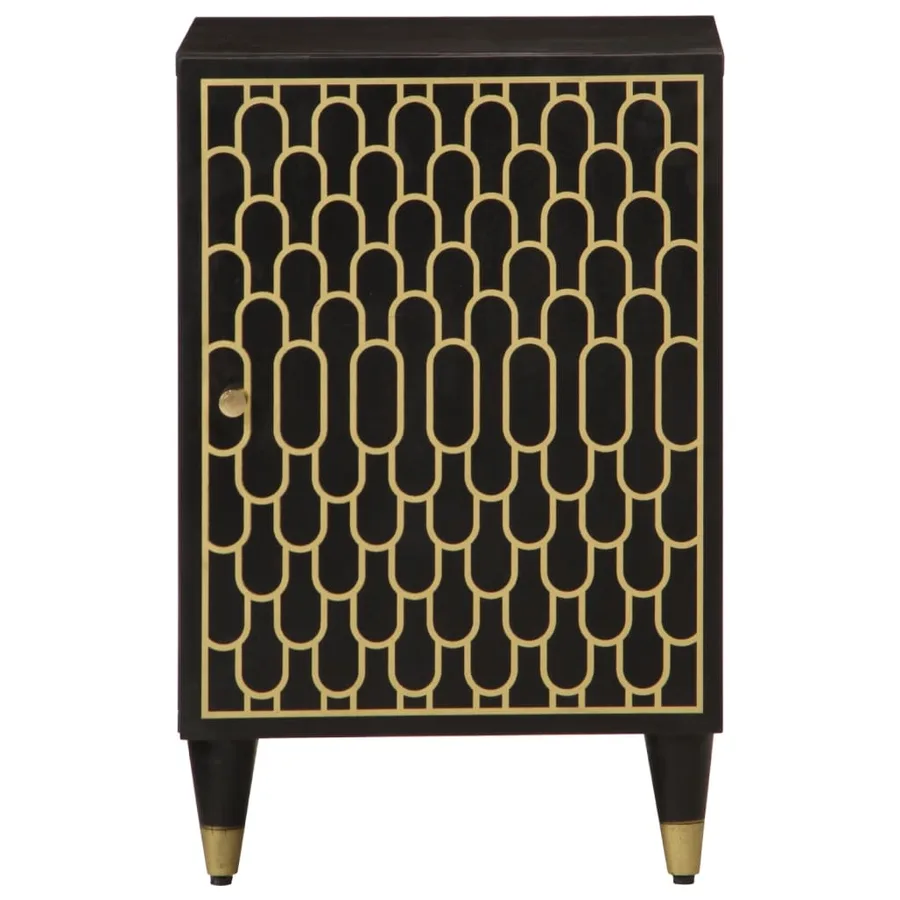 Armoire de salle de bain 38x33x58 cm bois massif de manguier - 3