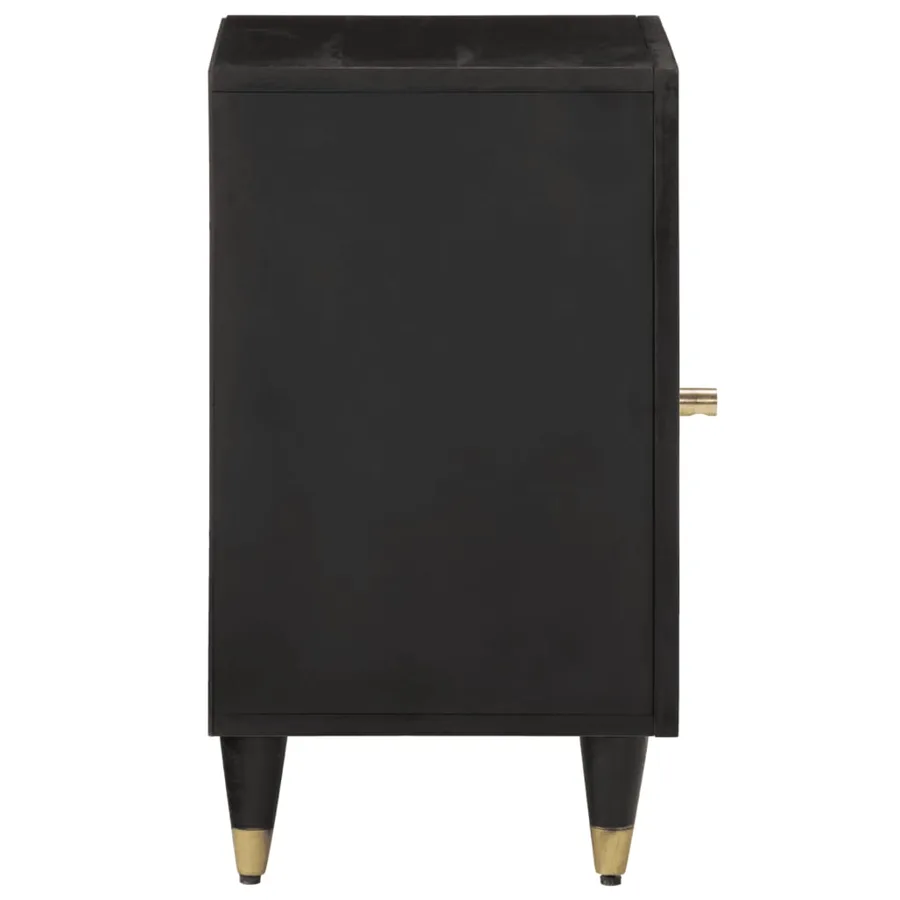 Armoire de salle de bain 38x33x58 cm bois massif de manguier - 4