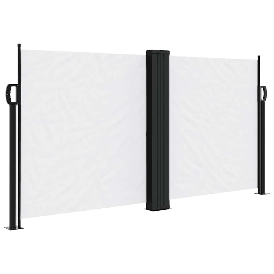 Auvent latéral rétractable blanc 120x1200 cm - 2