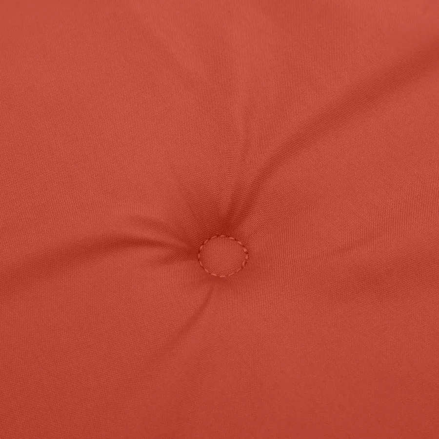 Coussins de chaise à dossier bas lot de 6 rouge mélangé tissu - 9