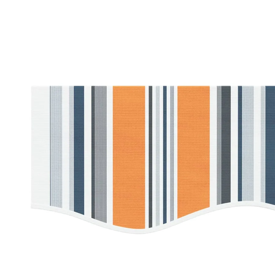 Tissu de remplacement de cantonnière d’auvent multicolore 3 m - 4