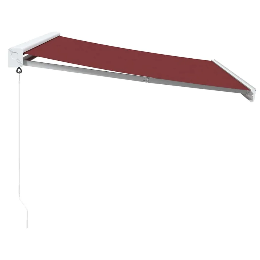 Auvent manuel rétractable bordeaux 350x250 cm - 4