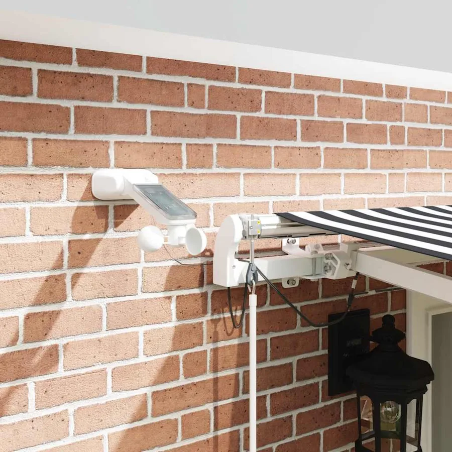 Auvent rétractable automatique avec LED anthracite et blanc - 4