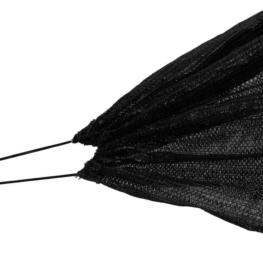 Tunnels en filet 3 pcs noir acier et polyéthylène - 8