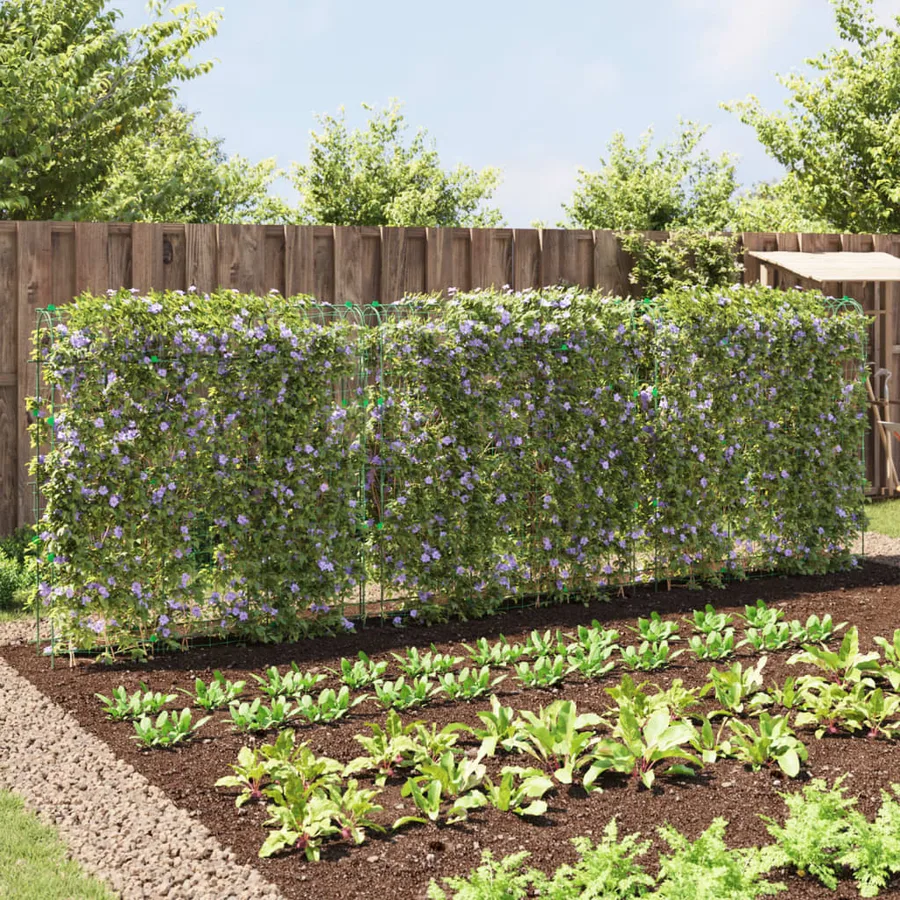 Treillis de jardin pour plantes grimpantes 3 pcs forme en U - 3