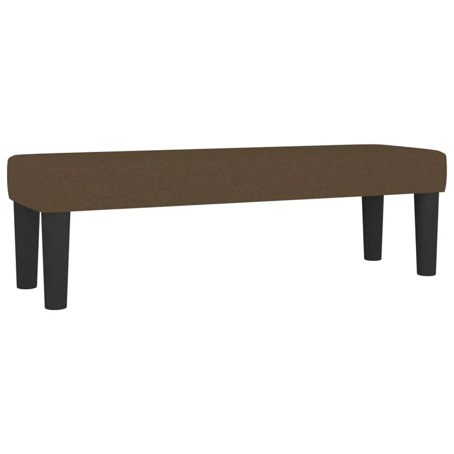 Sommier à lattes de lit avec matelas Marron foncé 140x190 cm - 7