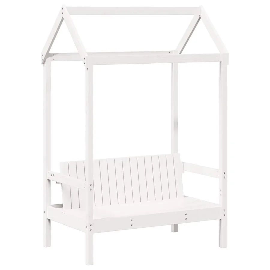 Ensemble de lit de jour avec toit 80x200 cm bois de pin massif - 7