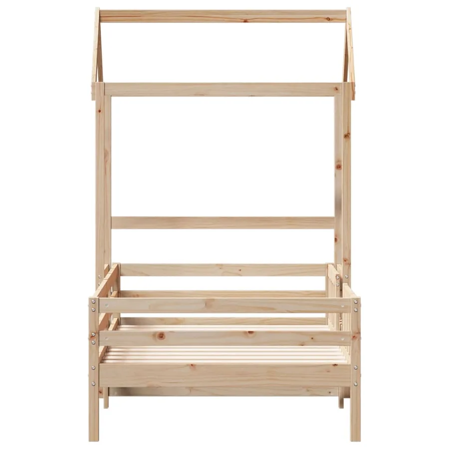 Cadre de lit avec toit sans matelas 80x200 cm - 5