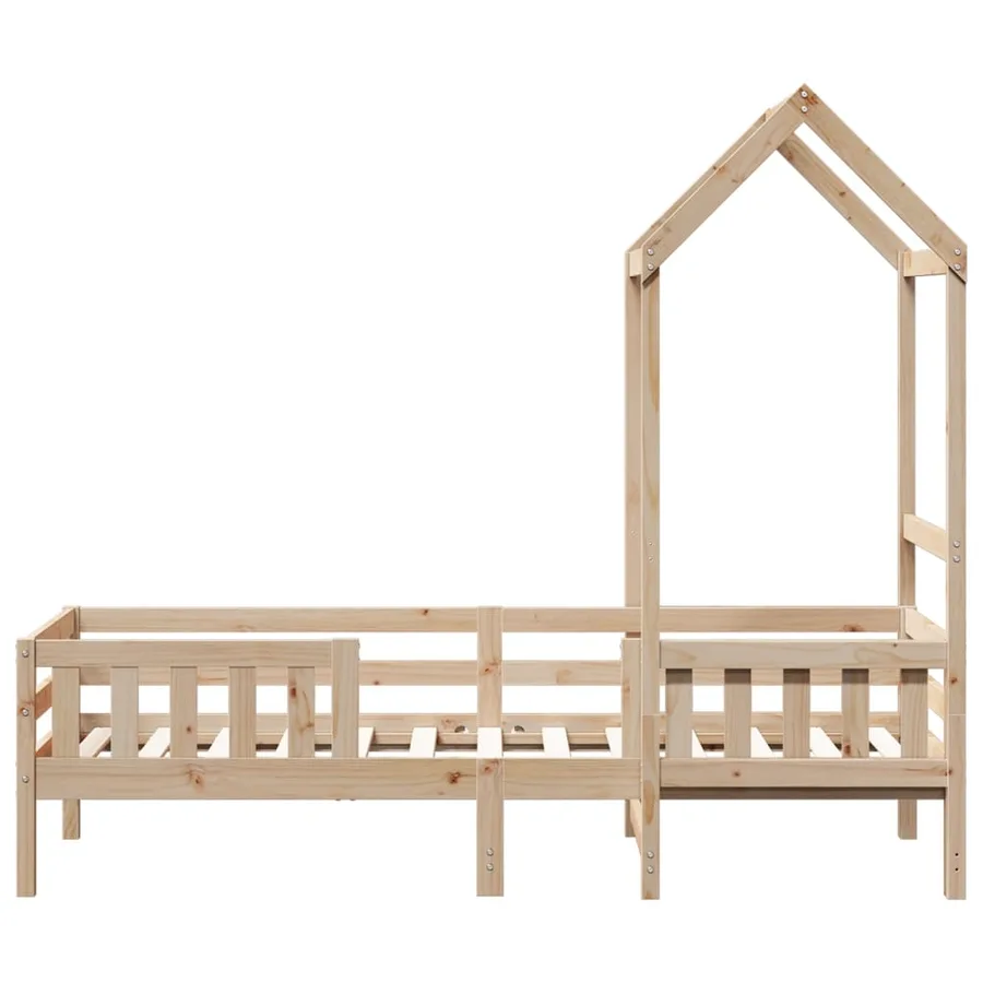 Cadre de lit avec toit sans matelas 80x200 cm - 6