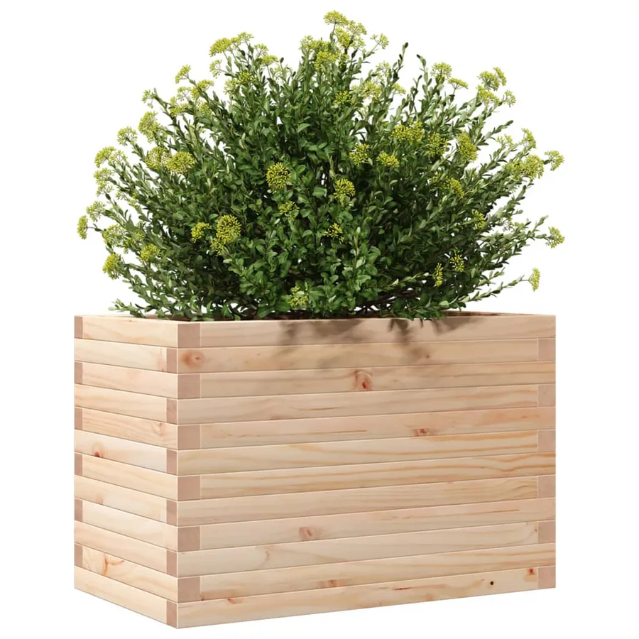 Jardinière 70x40x45,5 cm bois de pin massif - 4