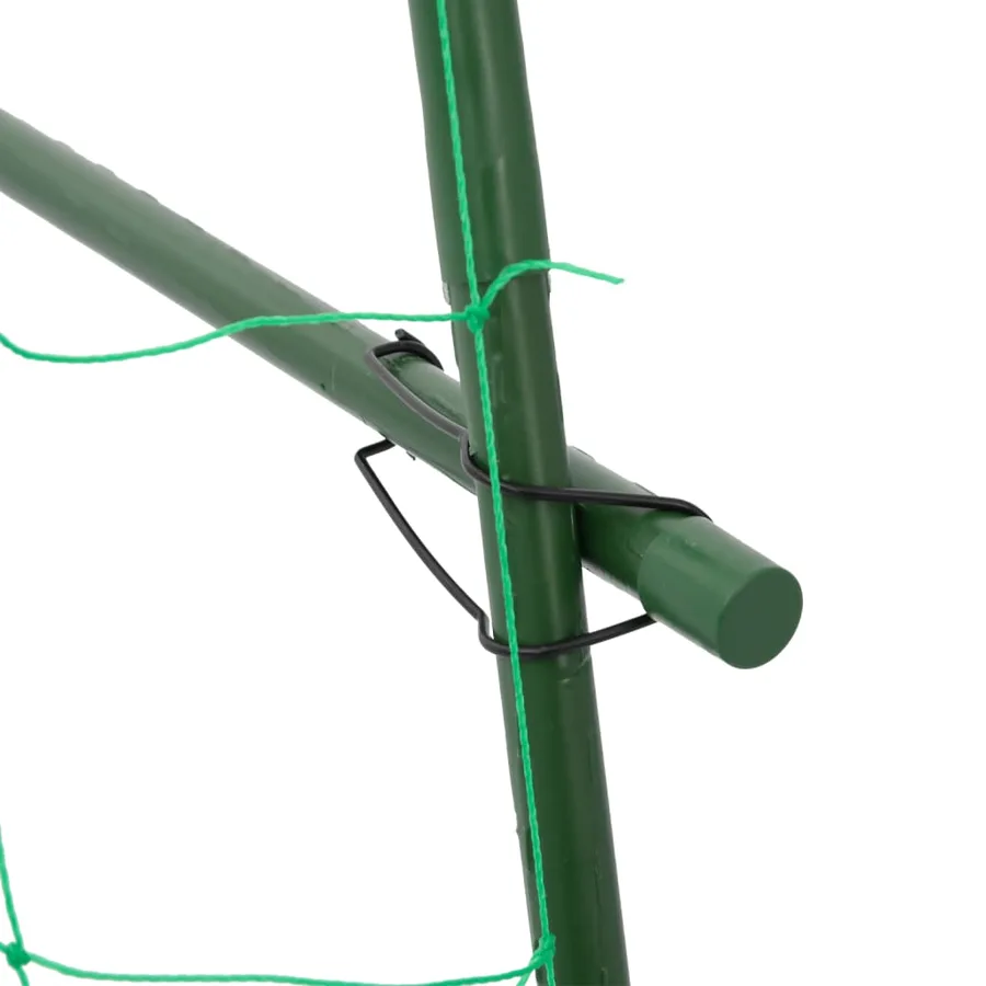 Treillis de jardin pour plantes grimpantes forme de A acier - 8