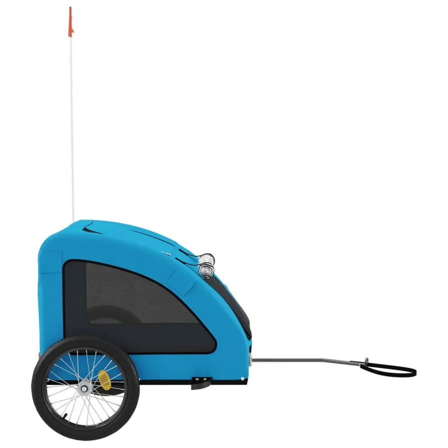 Remorque de vélo pour animaux de compagnie bleu - 6