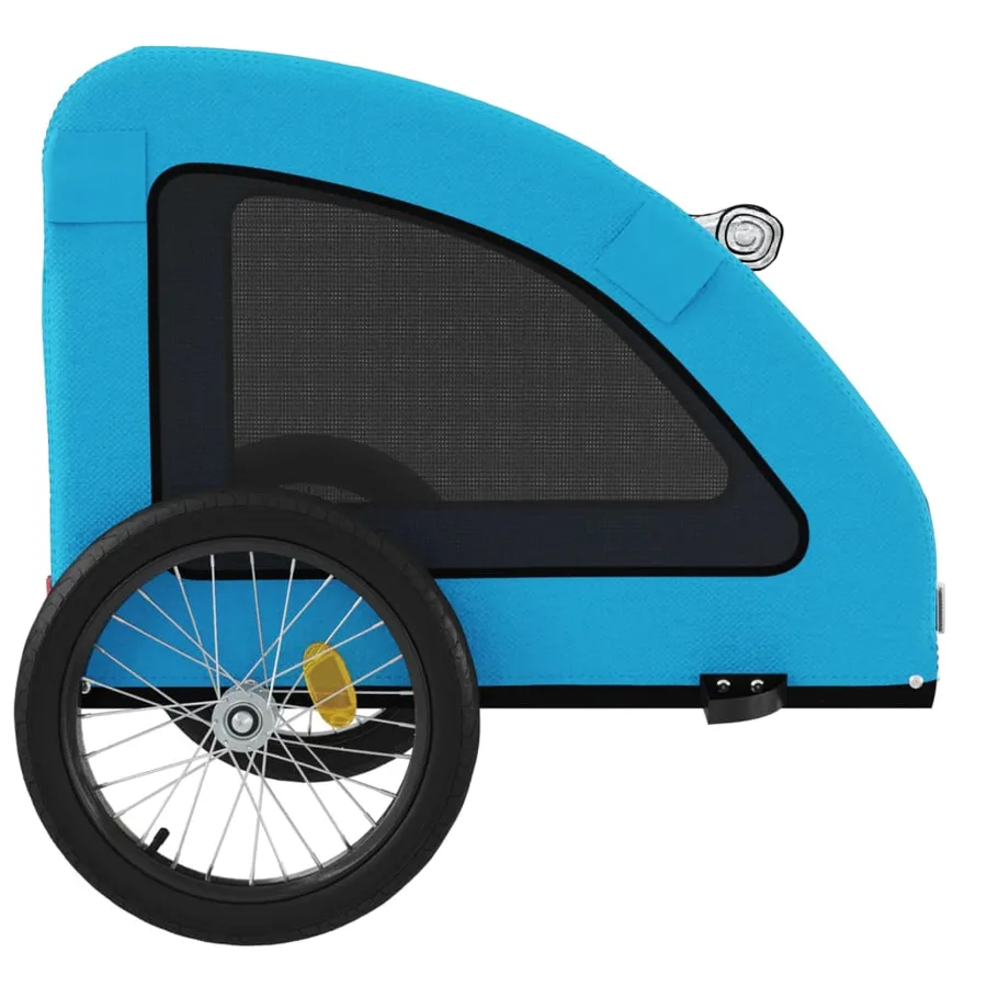 Remorque de vélo pour animaux de compagnie bleu - 7