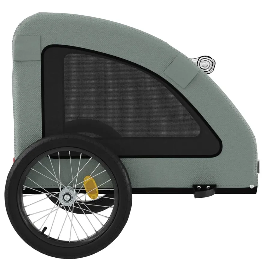 Remorque de vélo pour animaux de compagnie gris - 7