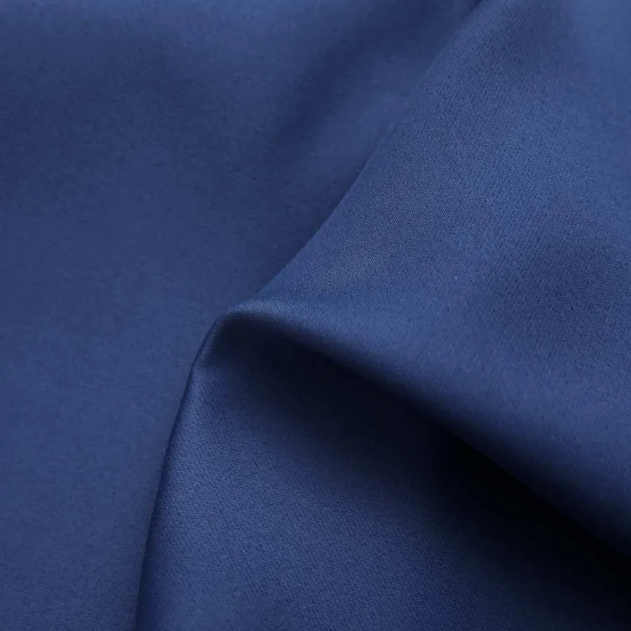 Rideaux occultants avec anneaux en métal 2 pcs Bleu 140x175 cm - 4