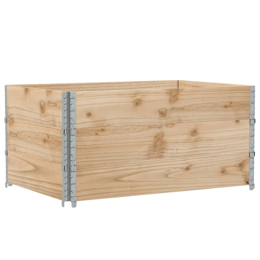 Jardinière 120x80 cm bois massif de pin - 2