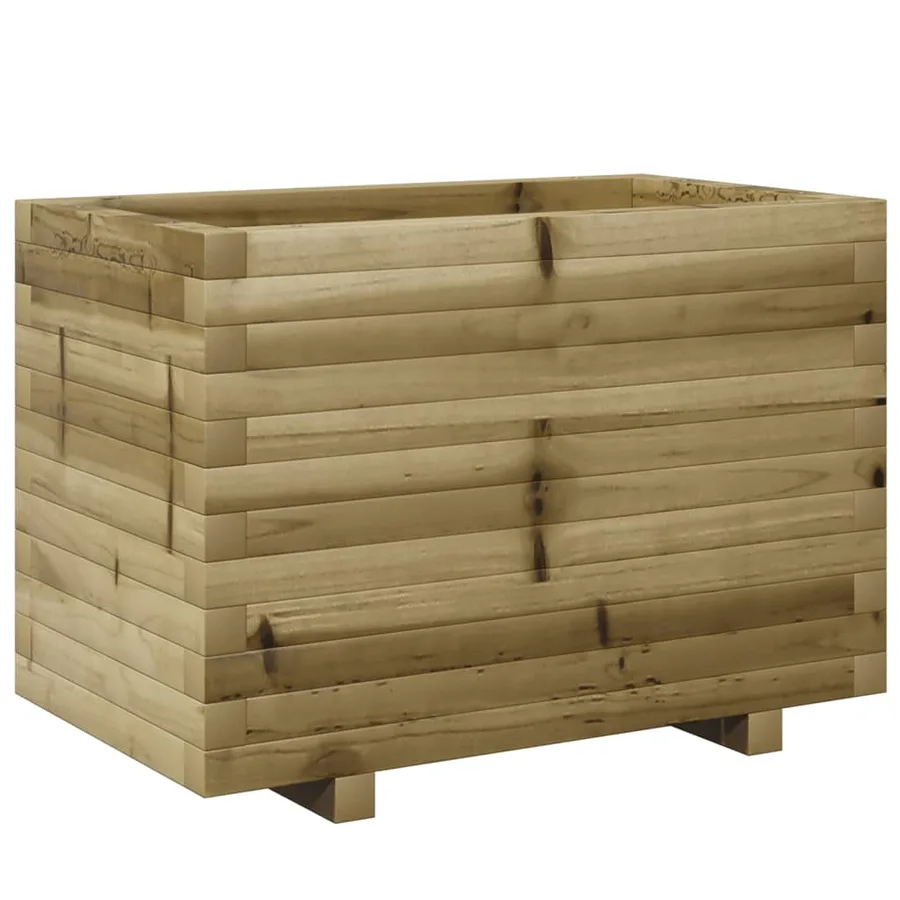 Jardinière 70x40x49,5 cm bois de pin imprégné - 7
