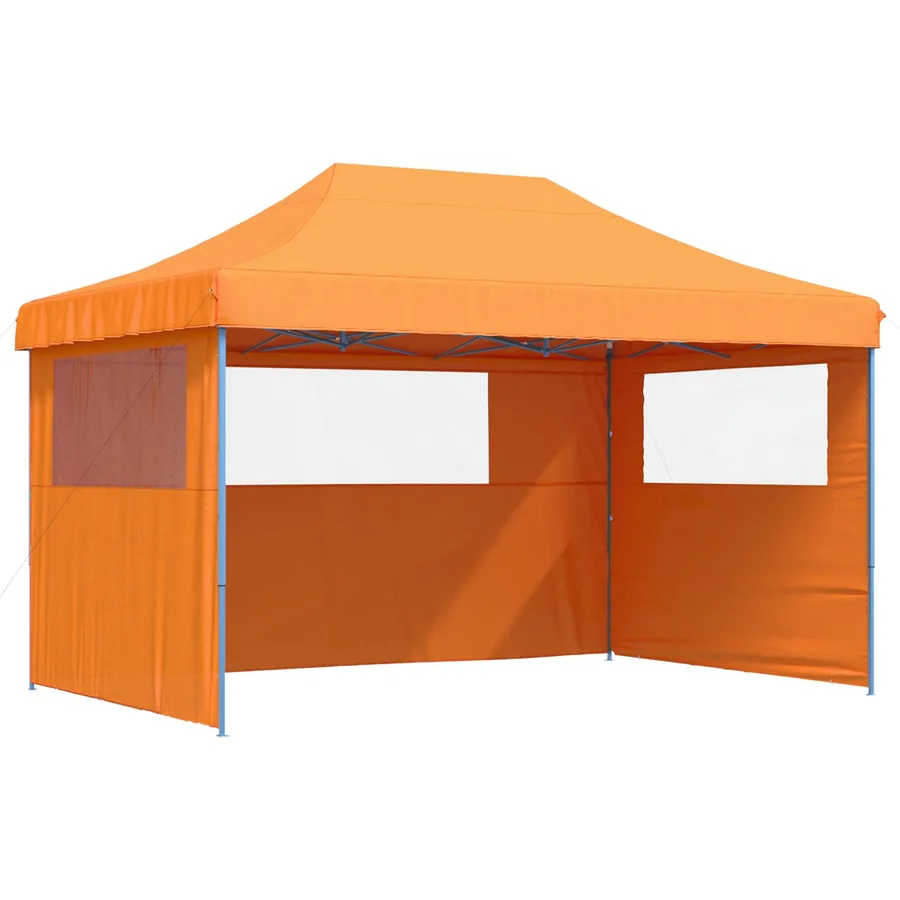Tente de réception pliable escamotable avec 3 parois latérales - 2