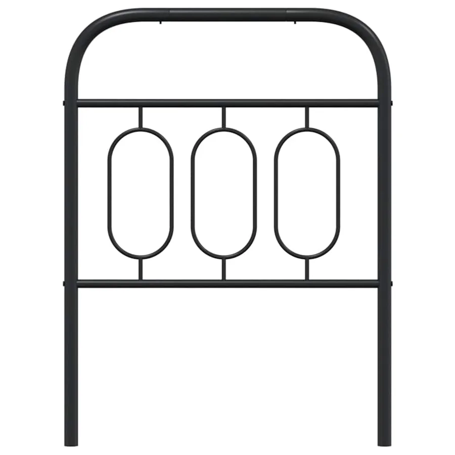 Tête de lit de remplacement métal noir 75 cm - 4