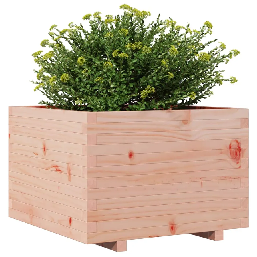 Jardinière 70x70x49,5 cm bois massif douglas - 4