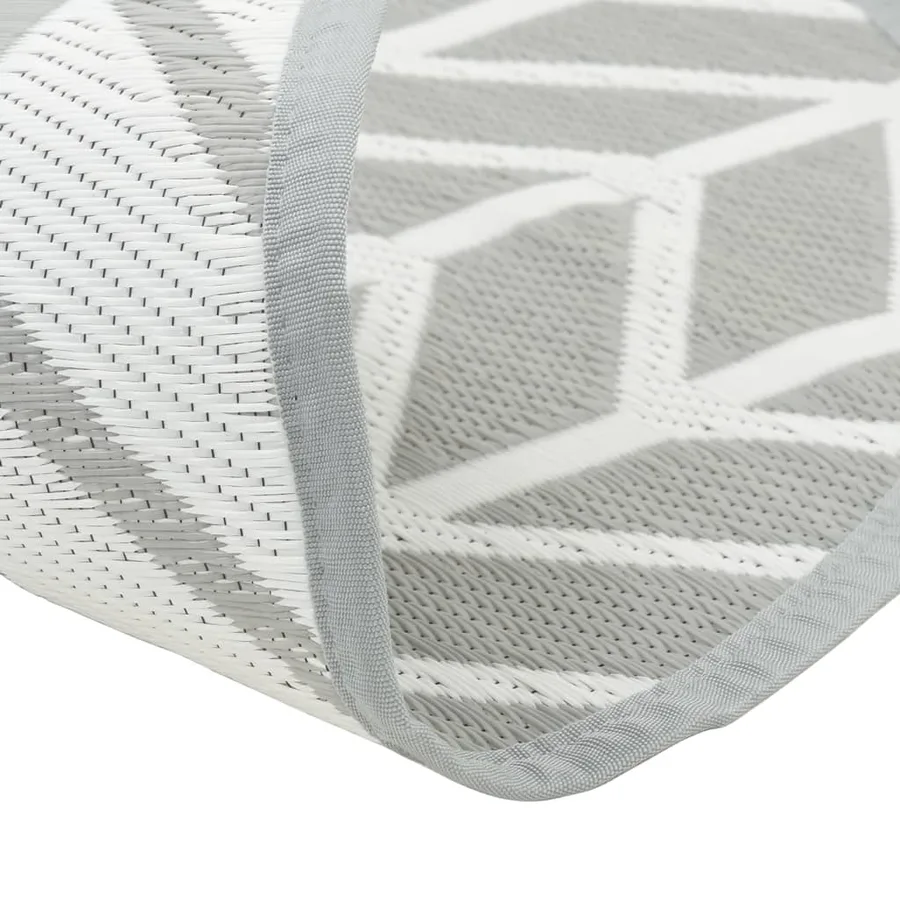 Tapis d'extérieur ARAKIL gris Ø160 cm PP - 4