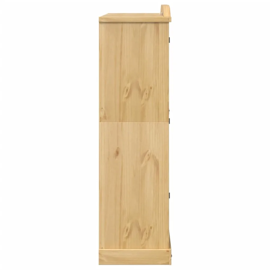 Garde-robe Corona 151,5x52x186 cm bois de pin massif - 5